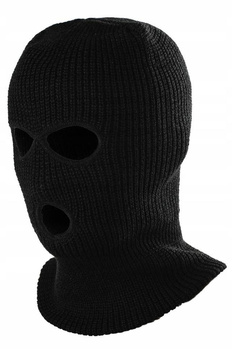 KOMINIARKA 3-OTWOROWA MIL-TEC - CZARNY