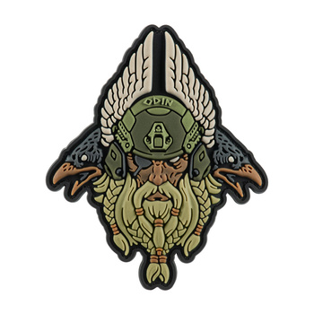 NASZYWKA EMBLEMAT M-TAC NA RZEP -  Odin Tactical 3D PVC Olive