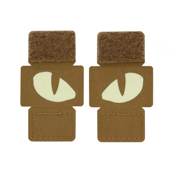 EMBLEMAT M-TAC OCZY TYGRYSA - FLUOR - COYOTE