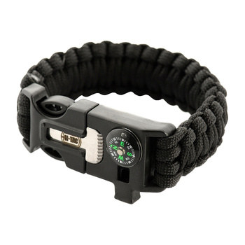Bransoletka survivalowa M-Tac Paracord 3w1/4w1 – krzesiwo, kompas, gwizdek 