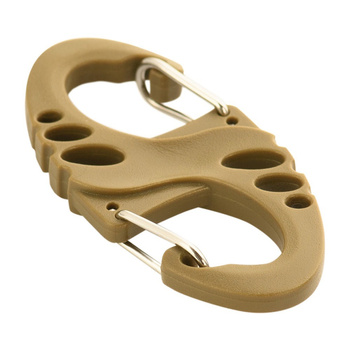 KARABINEK DWUSTRONNY M-TAC S-HOOK - COYOTE