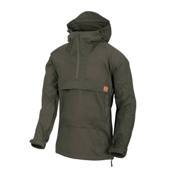 KURTKA HELIKON ANORAK WOODSMAN - TAIGA GREEN