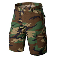 KRÓTKIE SPODNIE HELIKON-TEX BDU (BATTLE DRESS UNIFORM) - POLYCOTTON RIPSTOP - US WOODLAND