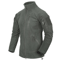 BLUZA HELIKON ALPHA TACTICAL - GRID FLEECE - FOLIAGE GREEN
