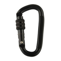KARABINEK STALOWY M-TAC 10 CM - CZARNY