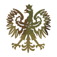 EMBLEMAT M-TAC POLSKI ORZEŁ - LASER CUT - MULTICAM