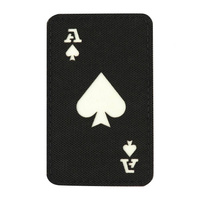 EMBLEMAT M-TAC ACE OF SPADES - FLUOR - CZARNY