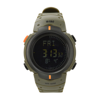 ZEGAREK TAKTYCZNY Z KOMPASEM M-TAC - OLIVE