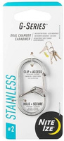 KARABINEK NITE IZE - G-SERIES DUAL CHAMBER CARABINER #2