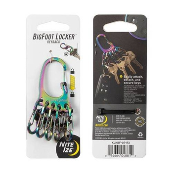 BRELOK ORGANIZER DO KLUCZY Nite Ize - BigFoot Locker KeyRack - Spectrum - KLKBF-07-R3