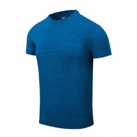 T-SHIRT HELIKON - SLIM FIT - NIEBIESKI MELANŻ