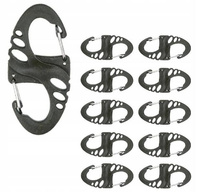 KARABINEK POMOCNICZY MIL-TEC S-HOOK (10 SZT.) - OLIVE