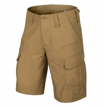 KRÓTKIE SPODNIE HELIKON CPU (COMBAT PATROL UNIFORM) - POLYCOTTON RIPSTOP - COYOTE