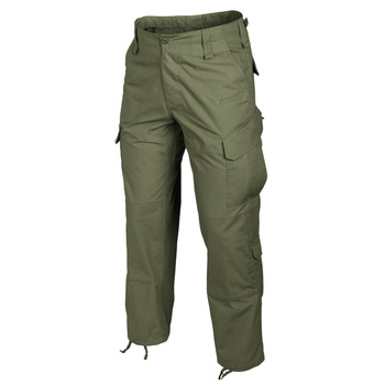 SPODNIE HELIKON CPU (COMBAT PATROL UNIFORM) - COTTON RIPSTOP - OLIVE GREEN