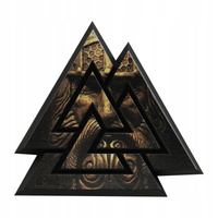 NASZYWKA EMBLEMAT RZEP M-TAC VALKNUT TRÓJKĄTY 3D