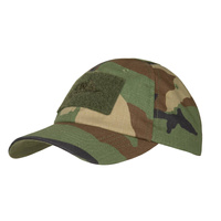 CZAPKA BASEBALL HELIKON-TEX - POLYCOTTON RIPSTOP - US WOODLAND