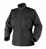 KURTKA HELIKON M65 WOJSKOWA NYCO - CZARNA - L