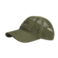 CZAPKA Z DASZKIEM BASEBALL MESH - Mesh - Olive Green