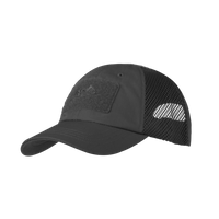 CZAPKA Z DASZKIEM HELIKON-TEX - BASEBALL VENT - CZARNA