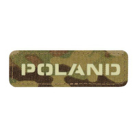 EMBLEMAT M-TAC NAPIS POLSKA - FLUOR - MULTICAM