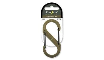 Nite Ize  S-Biner Plastic Black Gate Coyote