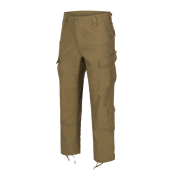 SPODNIE HELIKON CPU (COMBAT PATROL UNIFORM) - COTTON RIPSTOP - COYOTE