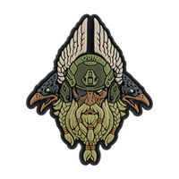 NASZYWKA EMBLEMAT M-TAC NA RZEP -  Odin Tactical 3D PVC Olive