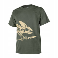 T-SHIRT HELIKON - SZKIELET KAMELEONA - OLIVE GREEN