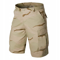 KRÓTKIE SPODNIE HELIKON BDU (BATTLE DRESS UNIFORM) - COTTON RIPSTOP - US DESERT