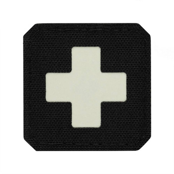 EMBLEMAT M-TAC MEDIC CROSS - FLOUR - CZARNY