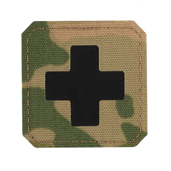 EMBLEMAT M-TAC MEDIC CROSS - MULTICAM / CZARNY