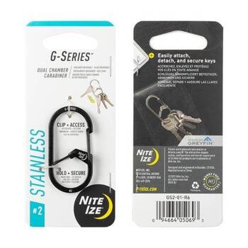 KARABINEK NITE IZE - G-SERIES DUAL CHAMBER CARABINER #2